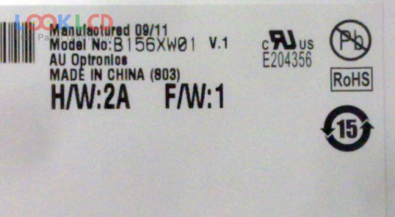 B156XW01 V1